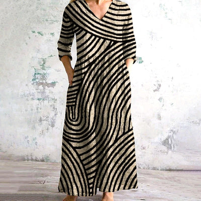 Rubie™ - Abstract Striped Dress