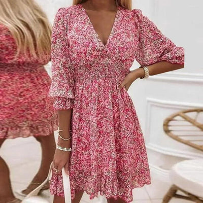 Addison™ - Elegant Floral Dress