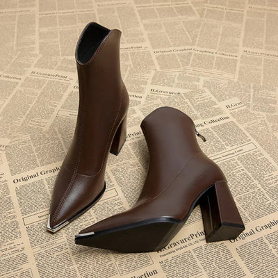 Chelsea™ | Stylish and Comfortable Leather Heels