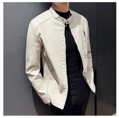 Mads™ Rebel – Black biker jacket in matte leather look