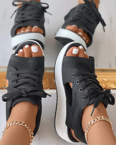 Amanda™ - Breathable Wedge Sneakers