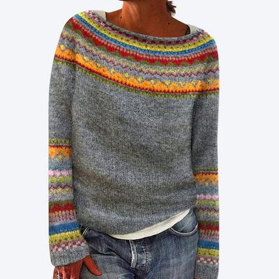 SILVIA™ | Retro Autumn Sweater